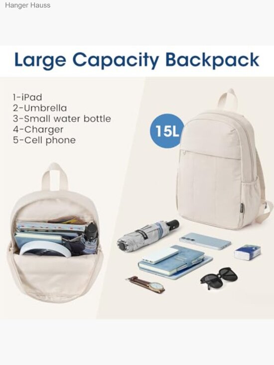 Water-Resistant Mini Backpack for Women with Adjustable Straps main image 6